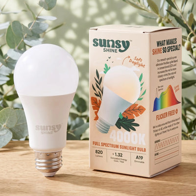 Shine: The Sunlight Bulb - A19 – 4000K